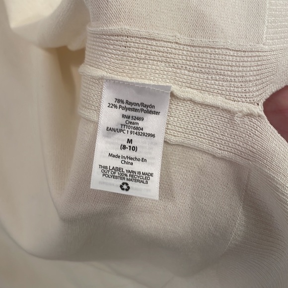 Cream Cardigan NWT size M - Picture 3 of 4
